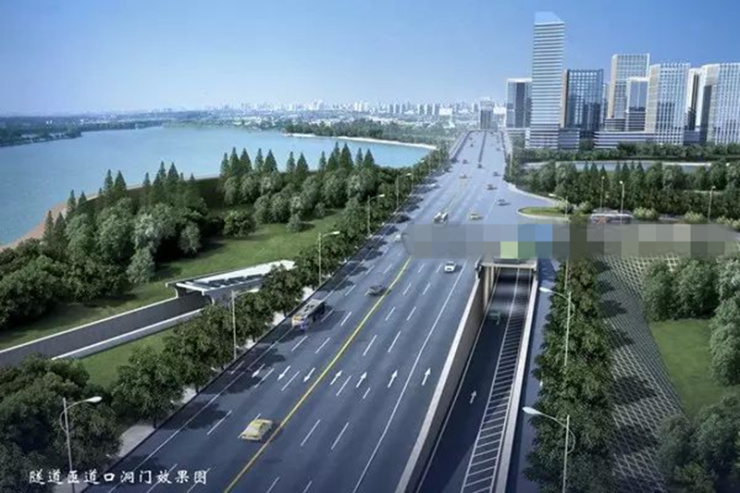 合江套隧道不仅是衡阳市二环路标志性工程,也是连接未来两大新区——