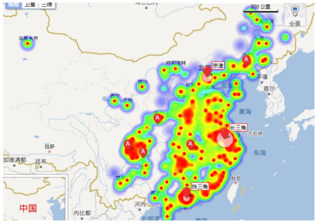 视野:一张热力图读懂南京商业新格局