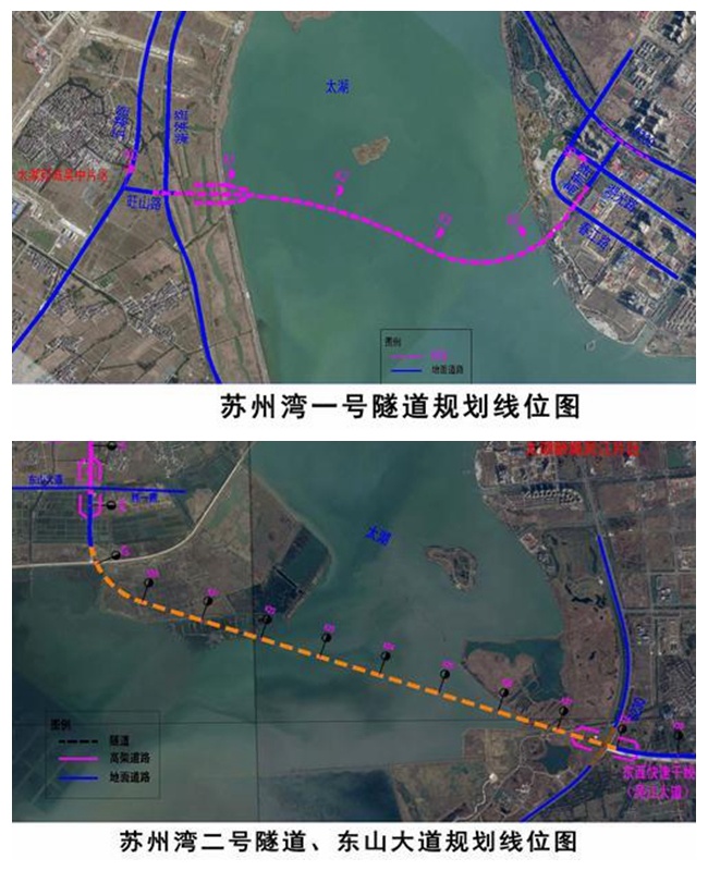 苏州湾隧道规划线位图公布 周边盘16000起