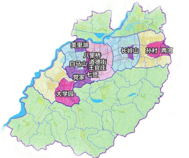 市规划局21日召开新闻通报会,公布白马山,王官 庄,党家等11个片区控制