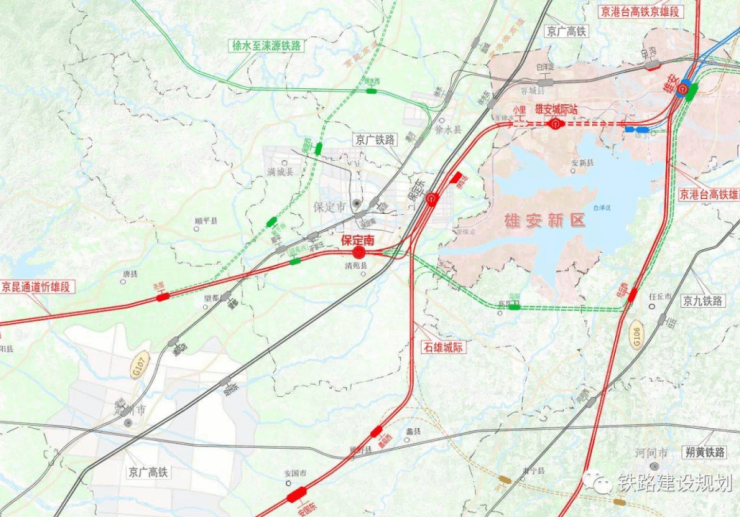 雄忻高铁征地了保定莲池等多地发布征地公告涉及近百余村