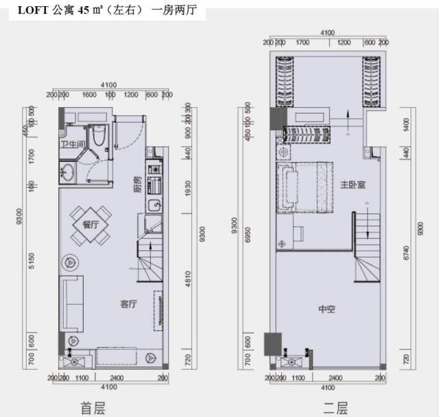 预计 2017年7月份开始出租(首批推出主打户型83套); loft公寓实景图