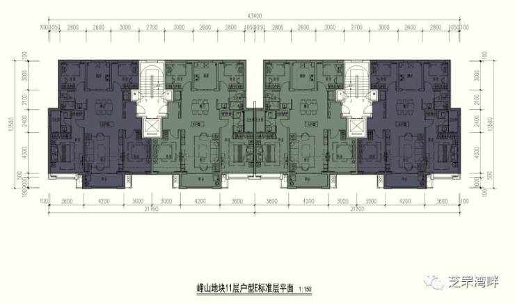 朝阳所城安置房房型图6类户型最大面积120㎡