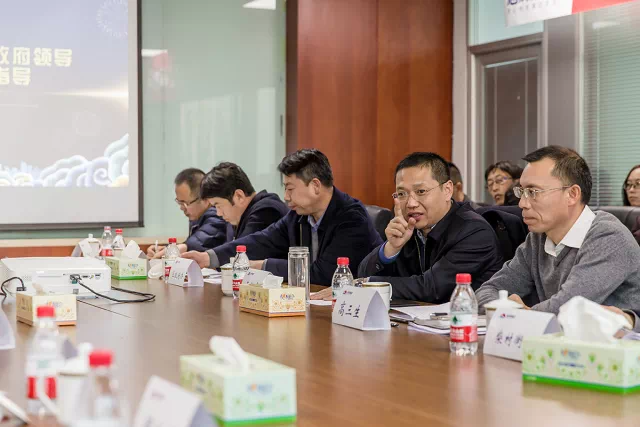 尖草坪区政府莅临旭辉太原公司交流指导