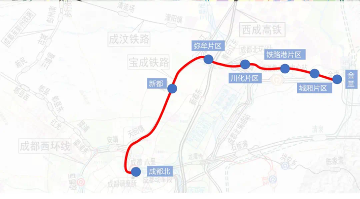 涉及青白江区的市域铁路s1线即将上 !!