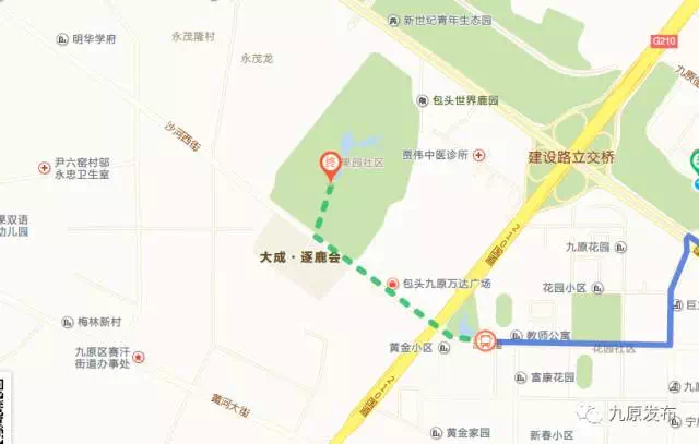 包头人又有好去处了又一超大公园鹿园开园啦