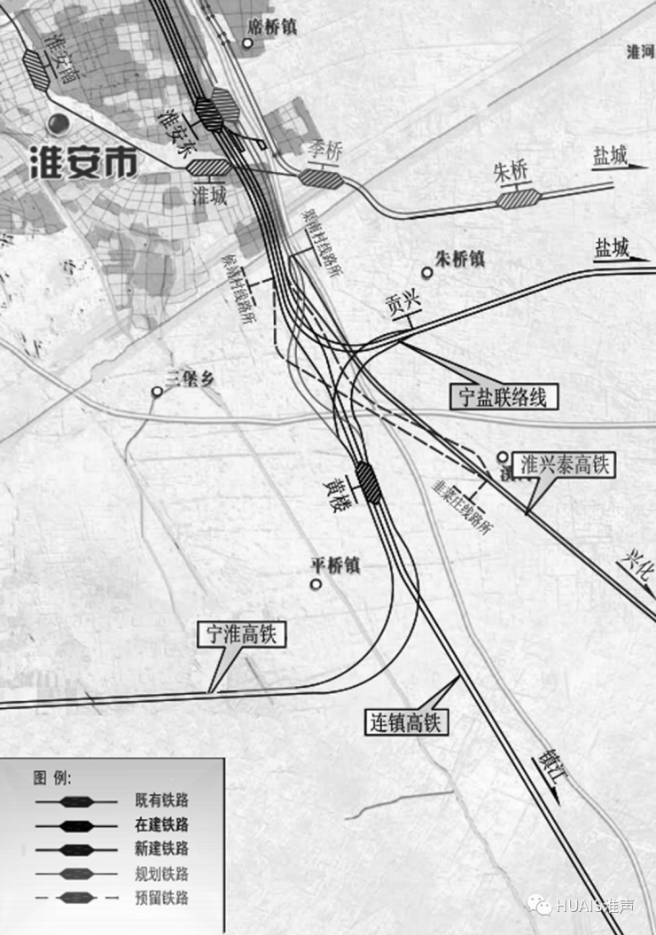 规划淮兴泰高铁将新设宝应东站