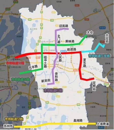 昆山花桥紧邻上海最受益
