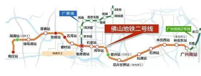 还拿下了佛山地铁二号线二期,由南庄延长至高明