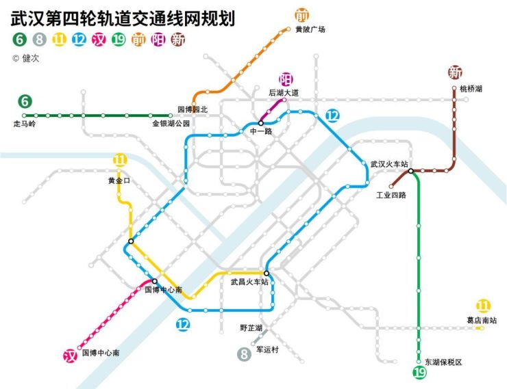 武汉地铁最新规划出炉!还有超全地铁实用指南!