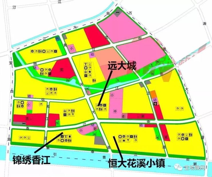 宝坻这地最新规划出炉,增加商业,公园,中小学等配套用地!