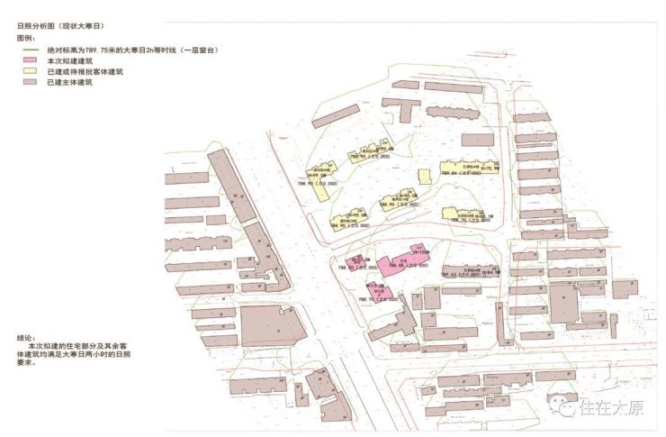 文湃苑小区日照分析图