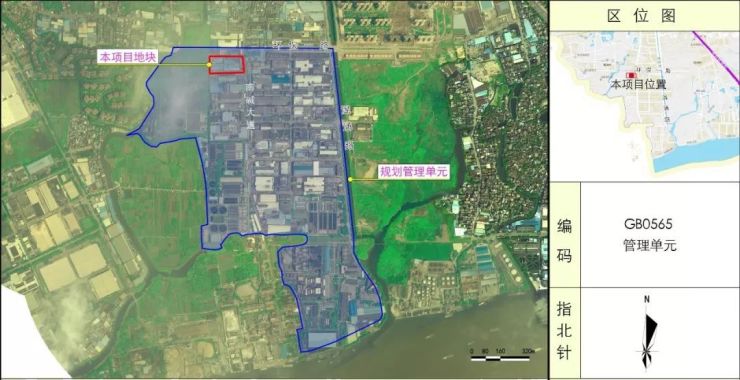 可点击放大查看 新塘环保工业园地块(增城区gb0565规划管理单元)