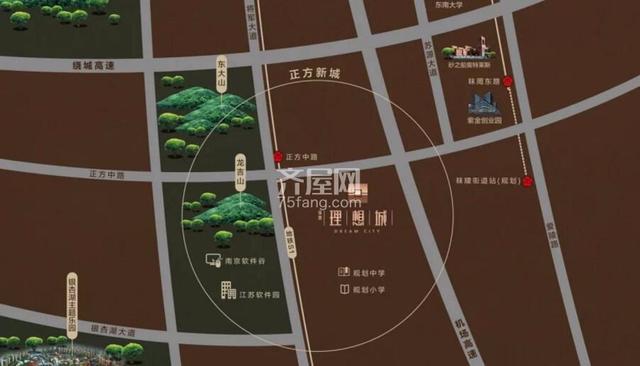 南京绿地理想城:正方新城新地标来了!一字开头轻松入住江宁区-南京搜