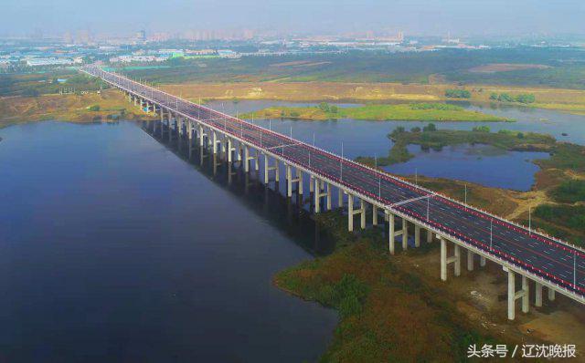 沈阳最长跨河桥-中央大街跨浑河桥今日竣工通车