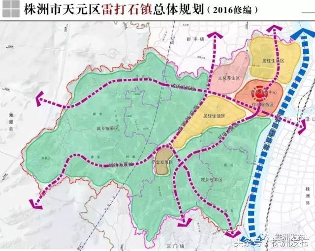 白关,仙庾,群丰,雷打石,三门总体规划出炉,未来,这些地方如何成为株洲