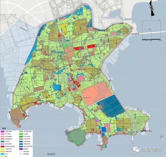 今日大事件:红岛街道规划问世!规划行政办公用地!总人口18万人