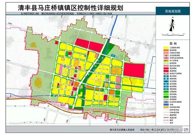 马庄桥镇区控制规划出炉定位濮阳市后花园清丰县迎客厅