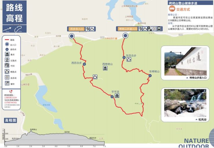 难度: 栲栳山 登山健身步道 (国家级) 地区:宁波慈溪 线路:栲栳山步道