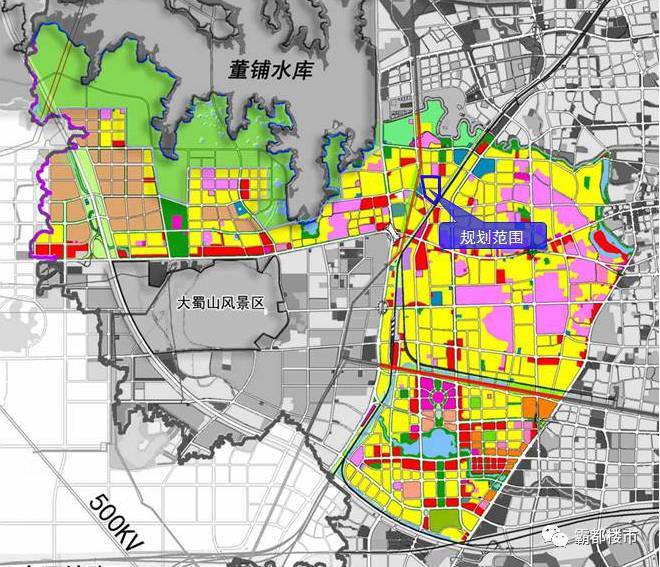合肥西城重大规划!董铺湖1727亩地块曝光,中小学,科研