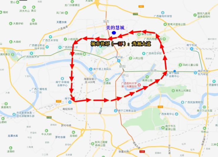 情报快环沿线价值几何美的置业南宁首盘明日展厅开放