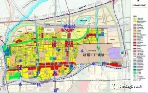 济南新东站南北康等热点片区一次性推1400多亩地居住商业商务用地规划