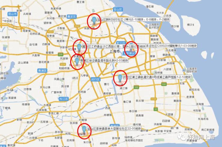地块位置图 金山区亭林镇商业地块