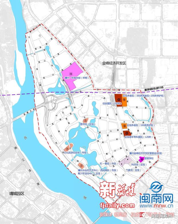 漳州西湖生态园片区学校,医院,养老,艺术中心,社区配套等,最新最详细