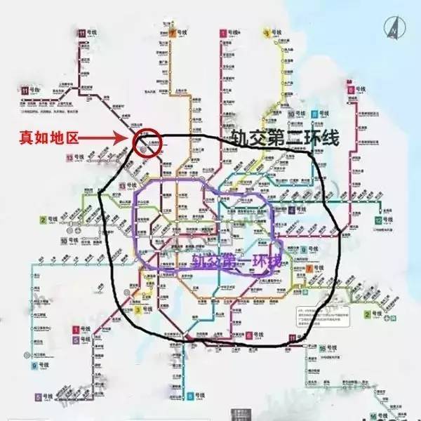 提供了极大的交通优势 "轨交第二环线"的初步设想 勾连起上海众多轨交