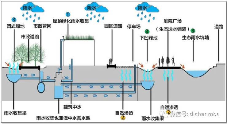 万科雨水收集处理示意图