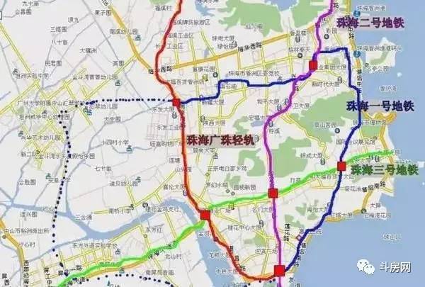 珠海地铁时代,拟建3条线路,再次公布最新规划