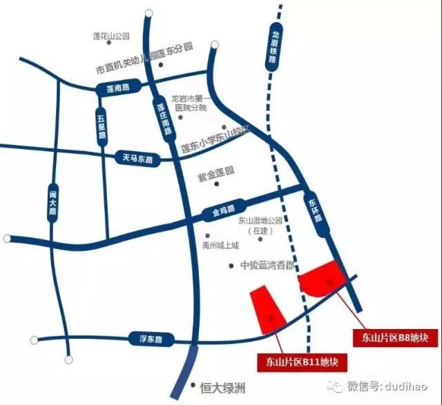 属老城区延伸段,毗邻火车站商务板块,南接城市交通枢纽龙岩大桥,五