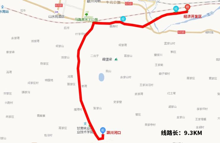 双击点开,大图详解天水有轨电车1号线四段线路!收藏