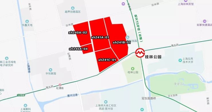 重磅:徐汇区虹梅街道商住办地块总价98.632亿出让