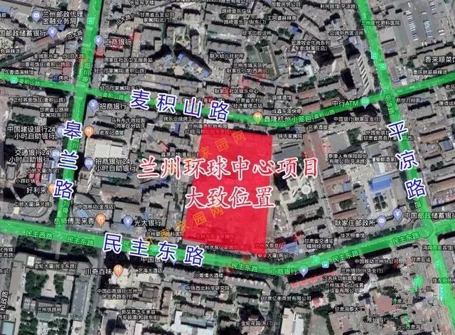 城关区再添商业综合体兰州环球中心项目平面图公示