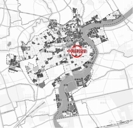 中海建国里所在的新天地-老西门地区 不但是中央活动区的核心地带