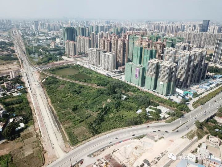 现场实地航拍!站南片区又添一公园——茂名铁路苗圃公园