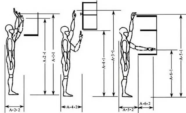 定制衣柜设计中的人体工程学尺寸标准