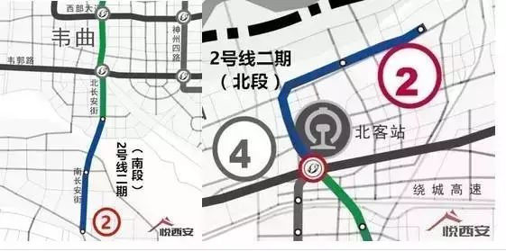 西安地铁17条线路一览,看看过你家吗?