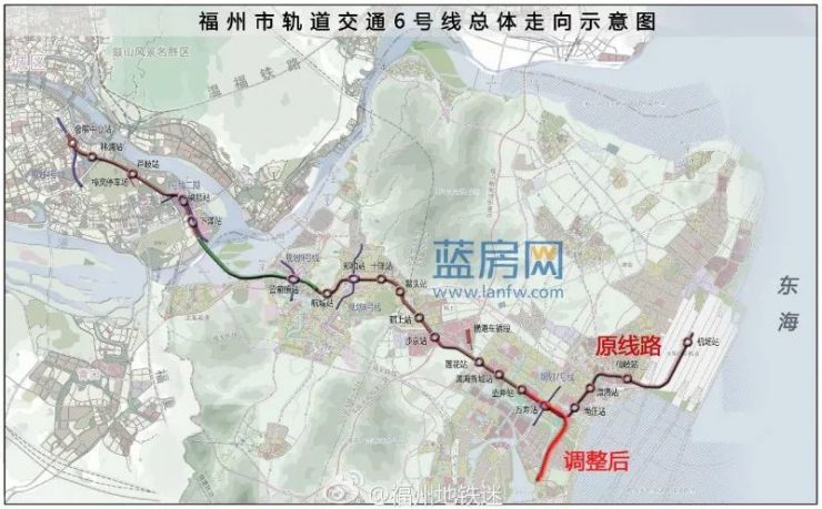 6号线长乐段改线!