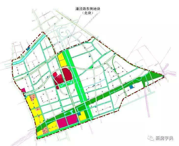 潘泾路以东,宝钱公路以南,紧贴宝山工业园区生态通廊,规划建设符合