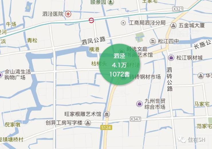 郊环起拍单价全线上2万!洞泾3.