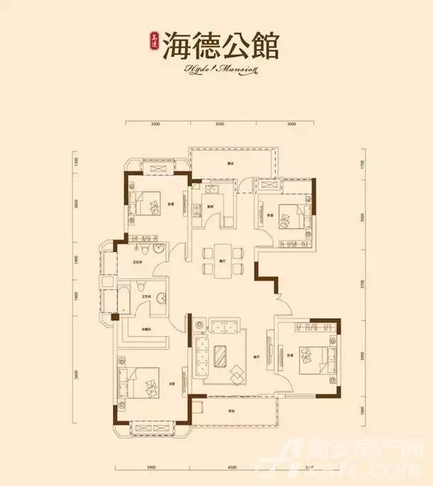 高速·海德公馆优质户型赏析 褐石庭院富氧生活-淮南