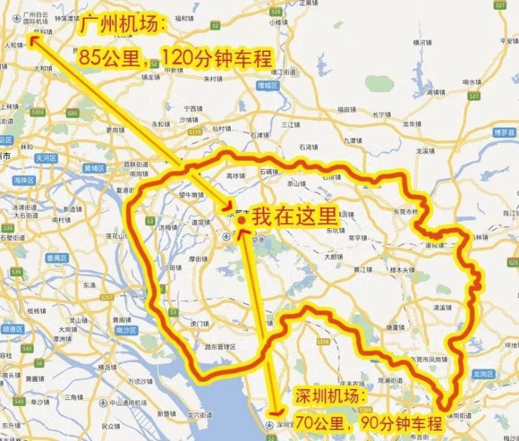 定了!广州第二机场选址落户增城区,离深圳机场约120公里!