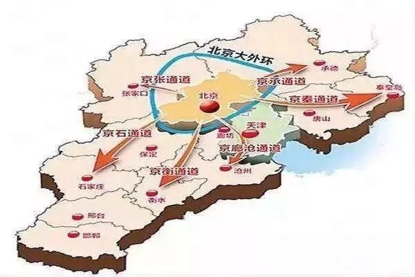 这样一来,北京外围画出一个圆,成为京津冀城际铁路网中的"一环".