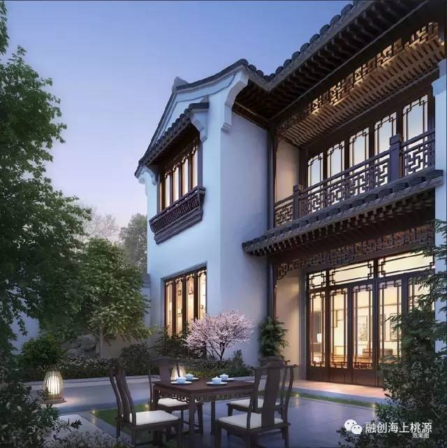 上海崇明长寿之岛丨融创海上桃源丨中式美学别墅