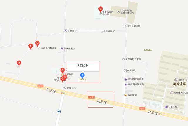 保定市韩庄乡西良村,征地范围:东至:大西良村建设用地,南至:国有建设