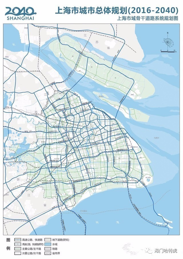 崇明2040规划,让北沿江过江通道又扑朔迷离,或海门方案胜出