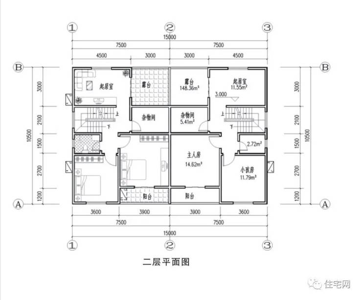 10套真正农村自建房户型,带堂屋庭院,含平面图