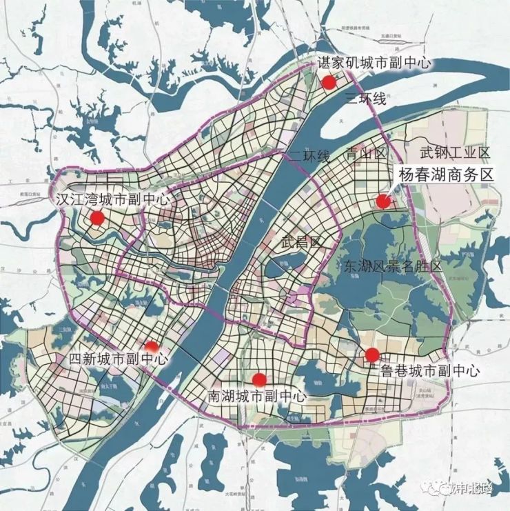 六图看懂武汉总体城市规划!